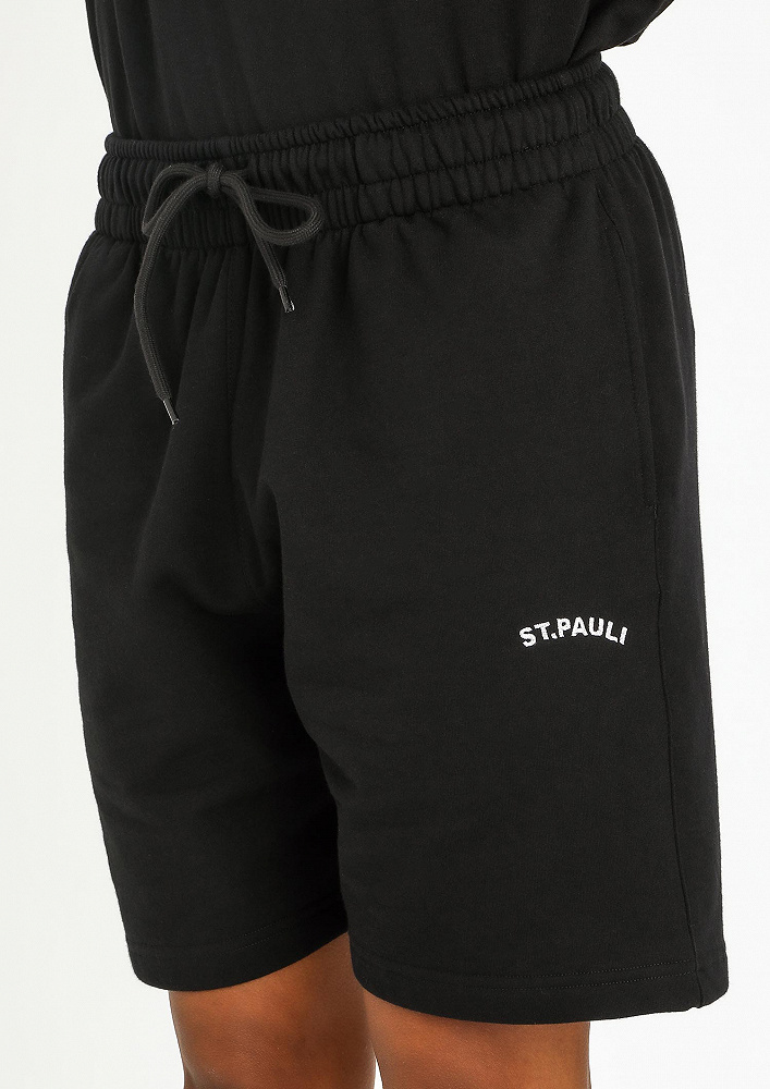 St. Pauli Sweatshort College Zwart