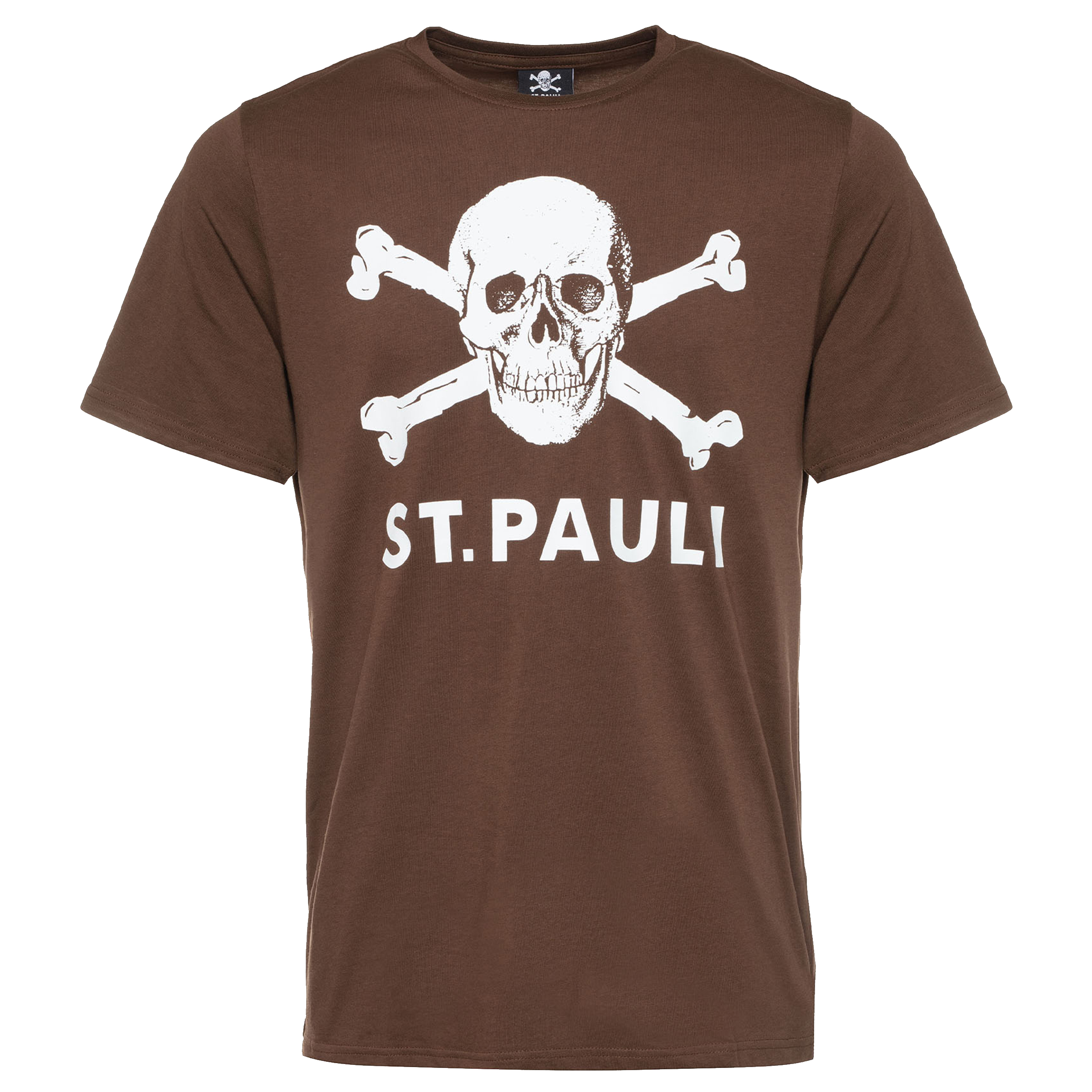 St. Pauli SP011802 Shirt Totenkopf Bruin