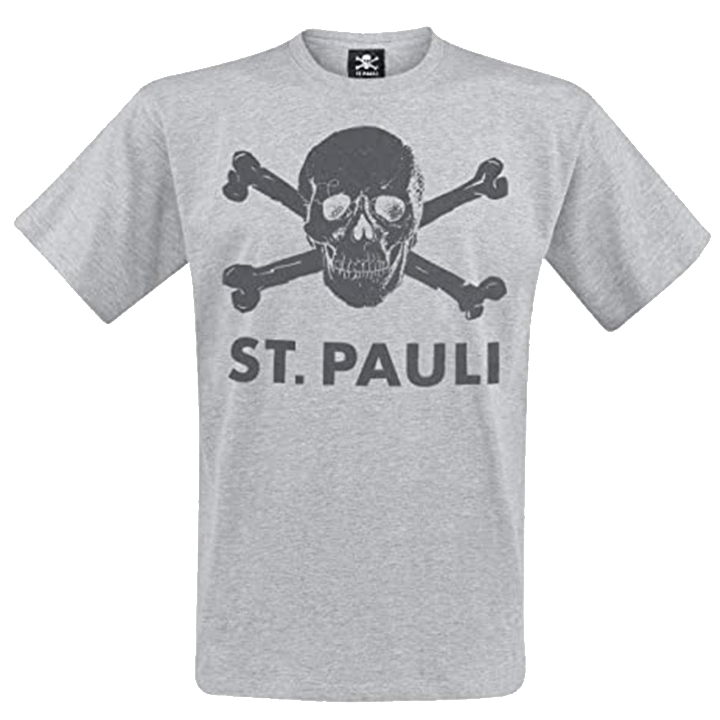 St. Pauli SP011803 Shirt Totenkopf Grijs